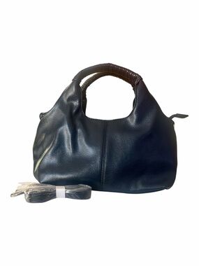 Maison Ginza Aryna Navy Blue Leather Hobo Bag - Versatile Everyday Carry New